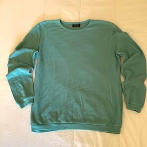Zara textured knit sweatshirt size L